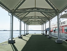 >Surrounding View of the Miyanoura Boarding Pier for High Speed Boat and Other Passenger Boat